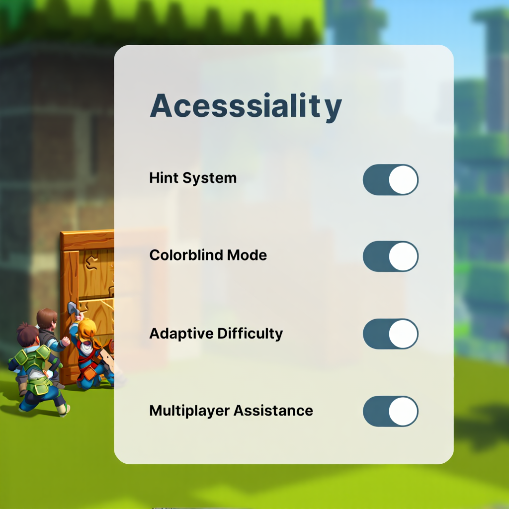 Inclusive Puzzle Difficulty Game Design