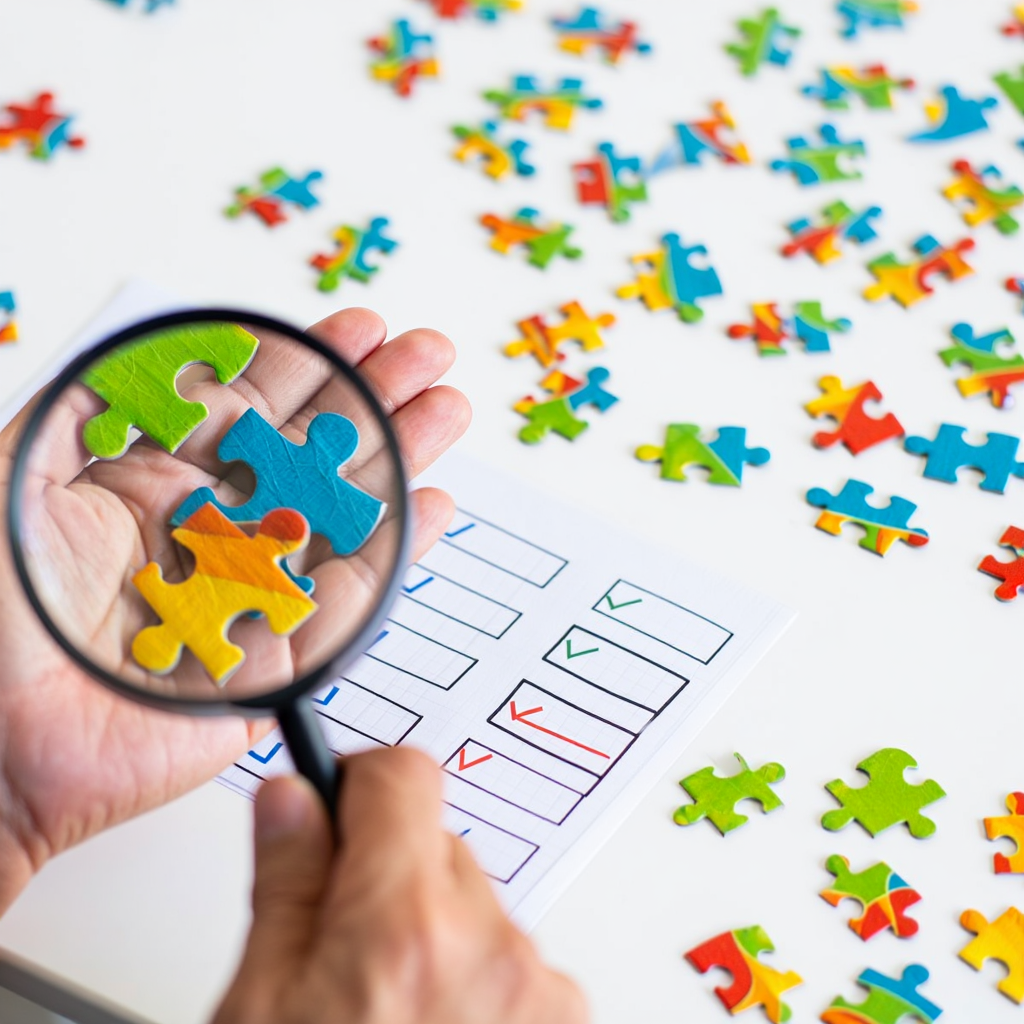 Pattern Recognition In Puzzles Steps