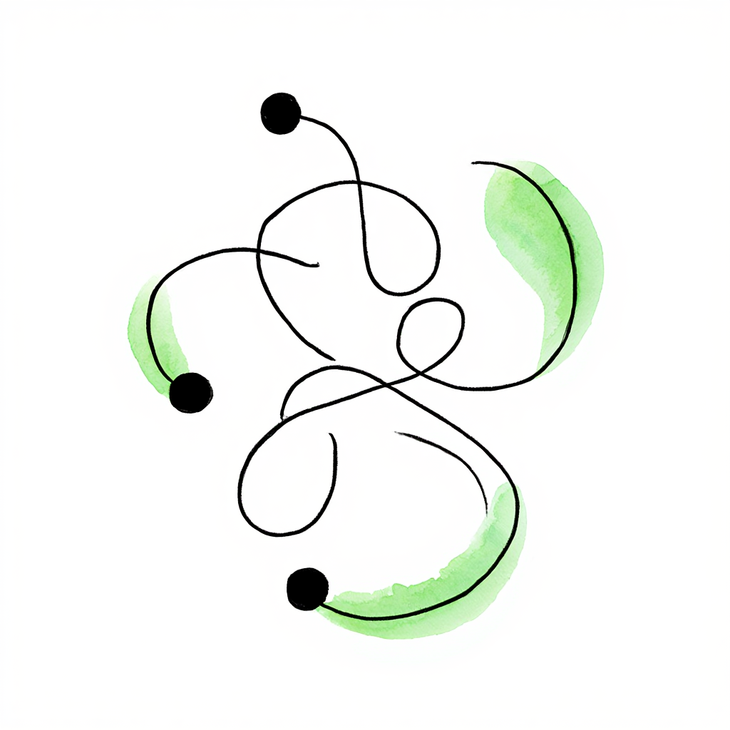 Sprouts rules pencil sketch art