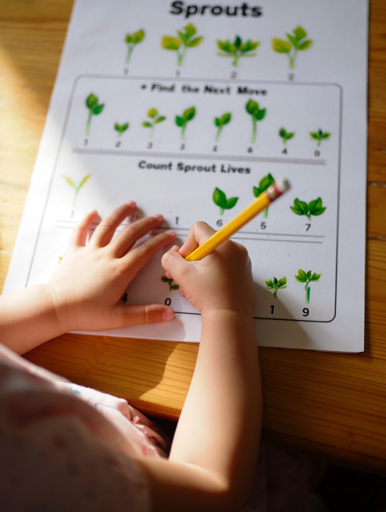 Printable Sprouts Worksheets